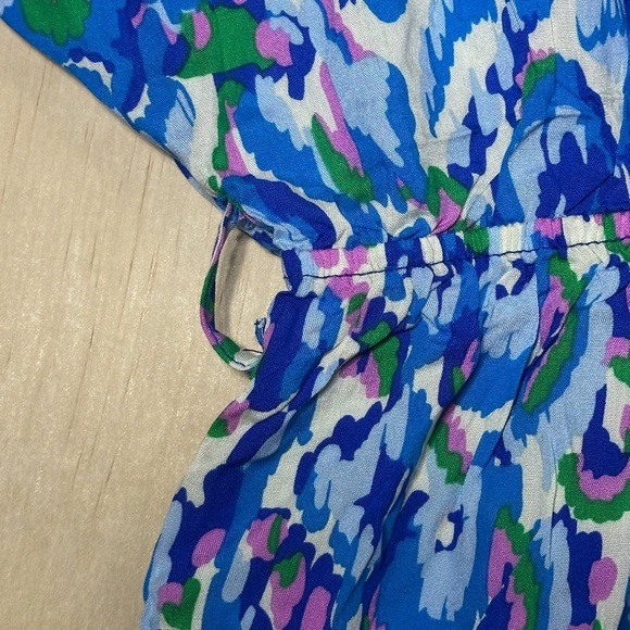 Cupshe Abstract Print Drawstring Romper Size Medium - Picture 8 of 11